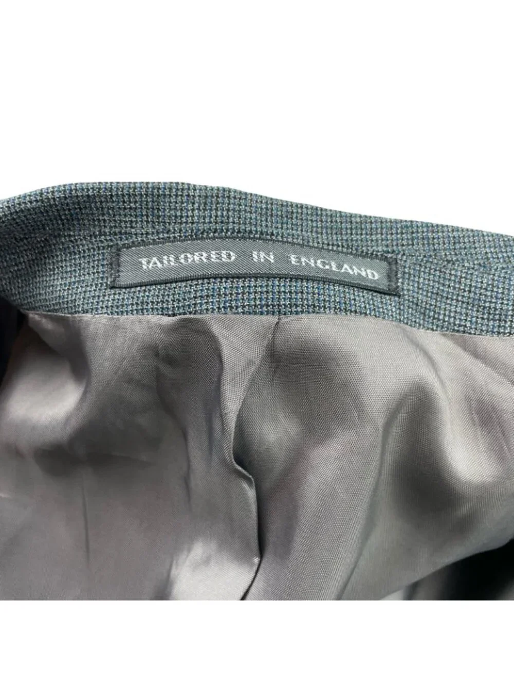Alexandre London Men's Bespoke Wool Blend 1-Button Blazer Gray • England • 42S